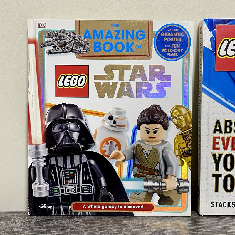 Lego Absolutely Everything You Need to Know & Star Wars DK Hardback Book Bundle