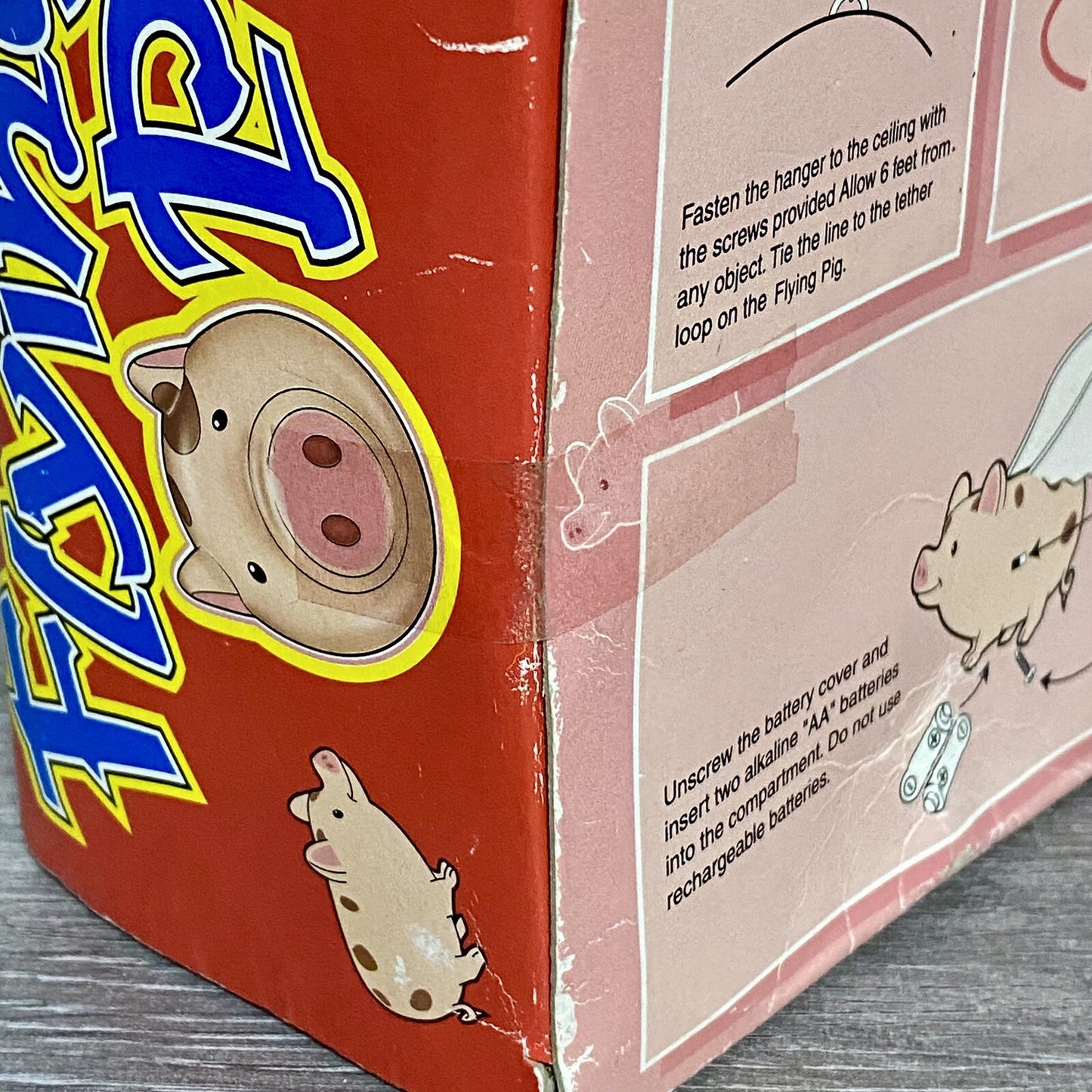 Vintage Flying Pig The Original Battery Operated Wings Mobile Boxed Rare BNIB