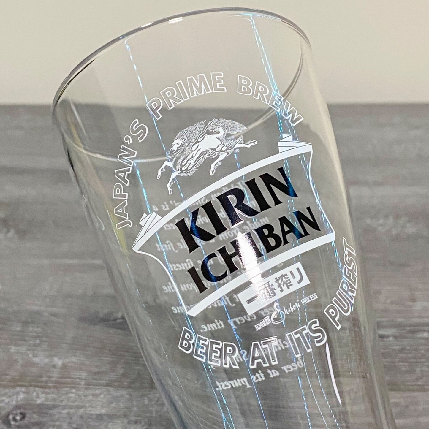 Kirin Ichiban Tokyo Beer Pint Glass Bar Pub Glasses Brand New - Choose Your Qty