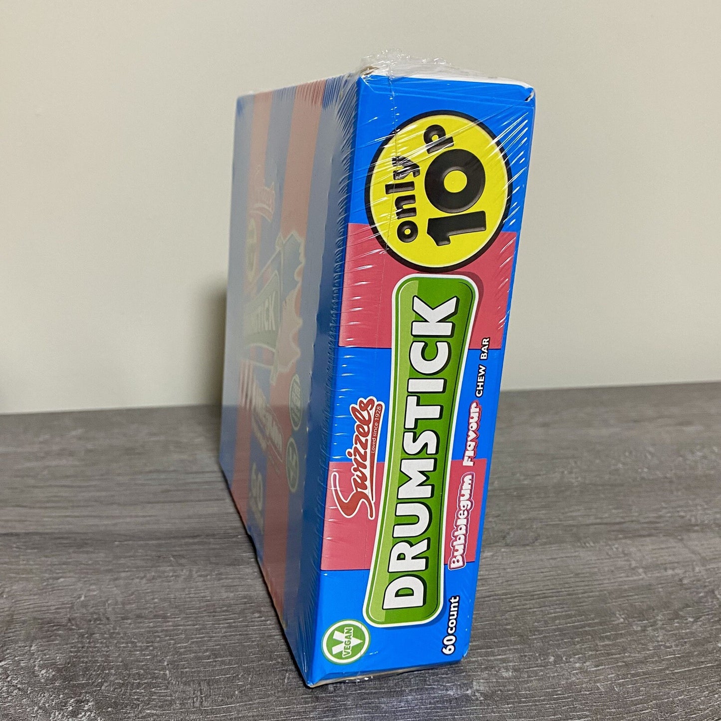 Swizzels Drumstick Bubblegum Flavour Chew Bar 60 Count Sealed Box Discontinued