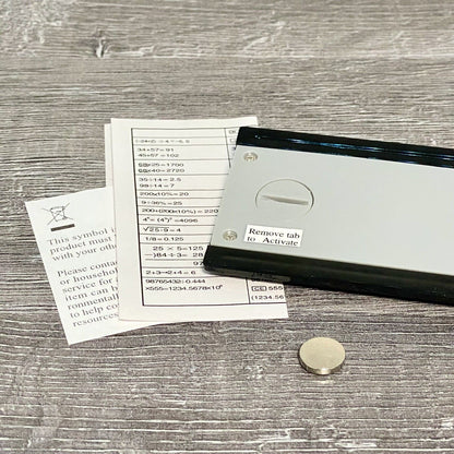 Calculator 6” Ruler Combo All In 1 Battery Powered Boxed School Work Stationary