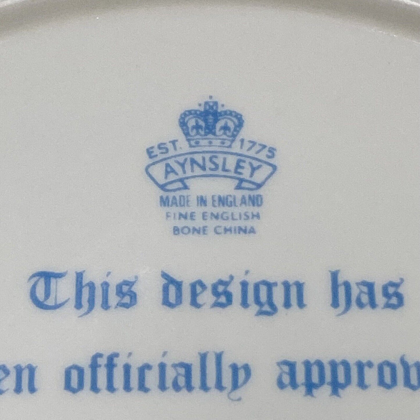 Royal Air Force RAF 60th Anniversary 1918-1978 Aynsley Commemorative Plate