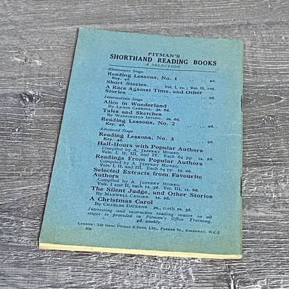 Pitman’s Shorthand Key To Shorthand Manual Part 1 New Era Edition Rare Book VGC