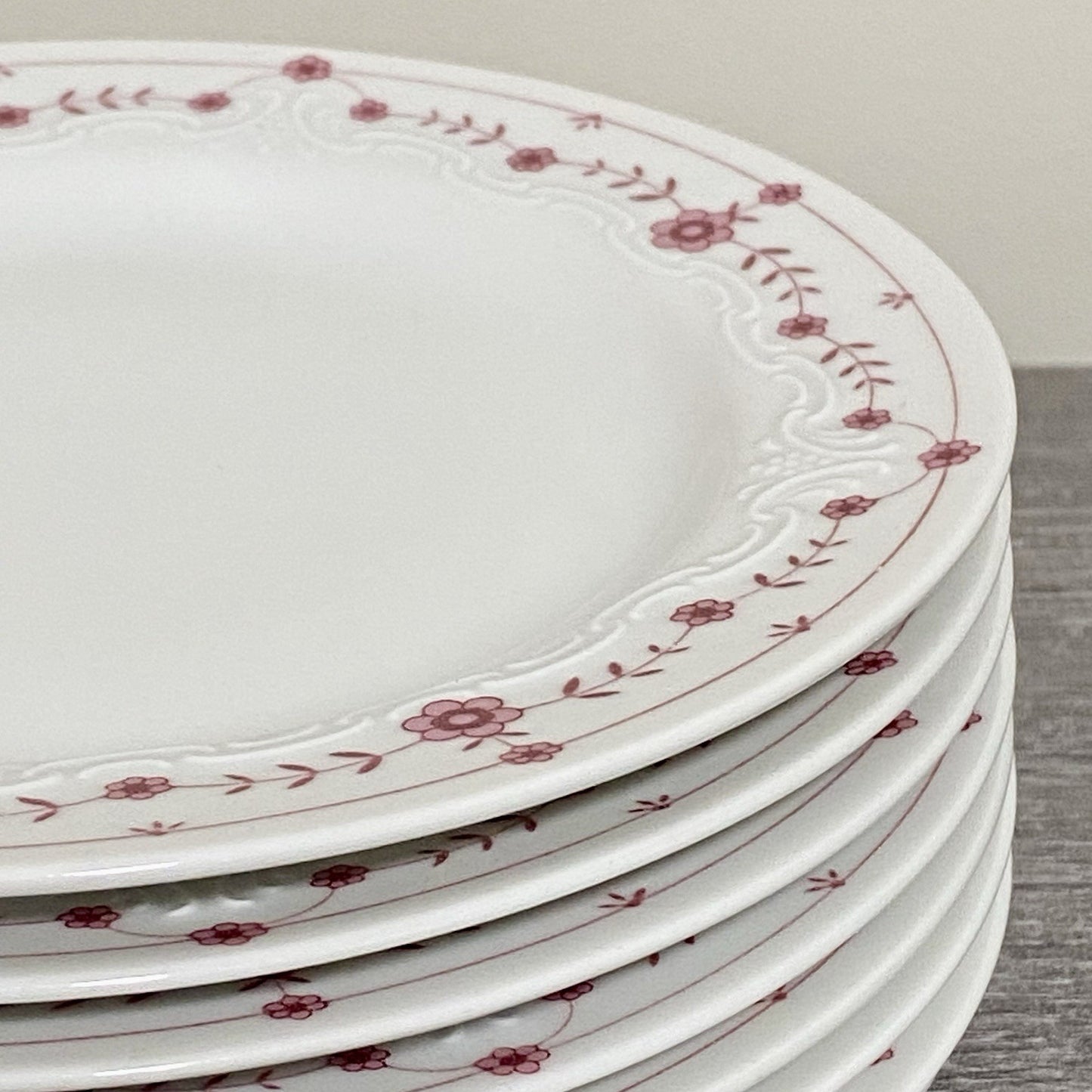 Scherzer Bavaria Art Deco Floral Small Plates Flower Side Plate Set Of 8 Germany