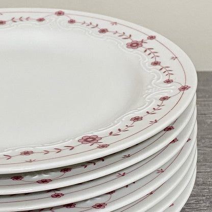 Scherzer Bavaria Art Deco Floral Small Plates Flower Side Plate Set Of 8 Germany