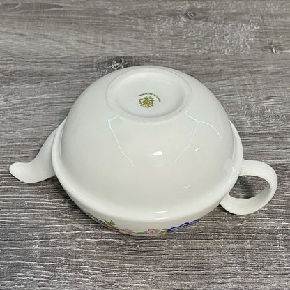 Royal Tara Single Teapot & Stacking Tea Cup Bone China Floral Harmony Galway