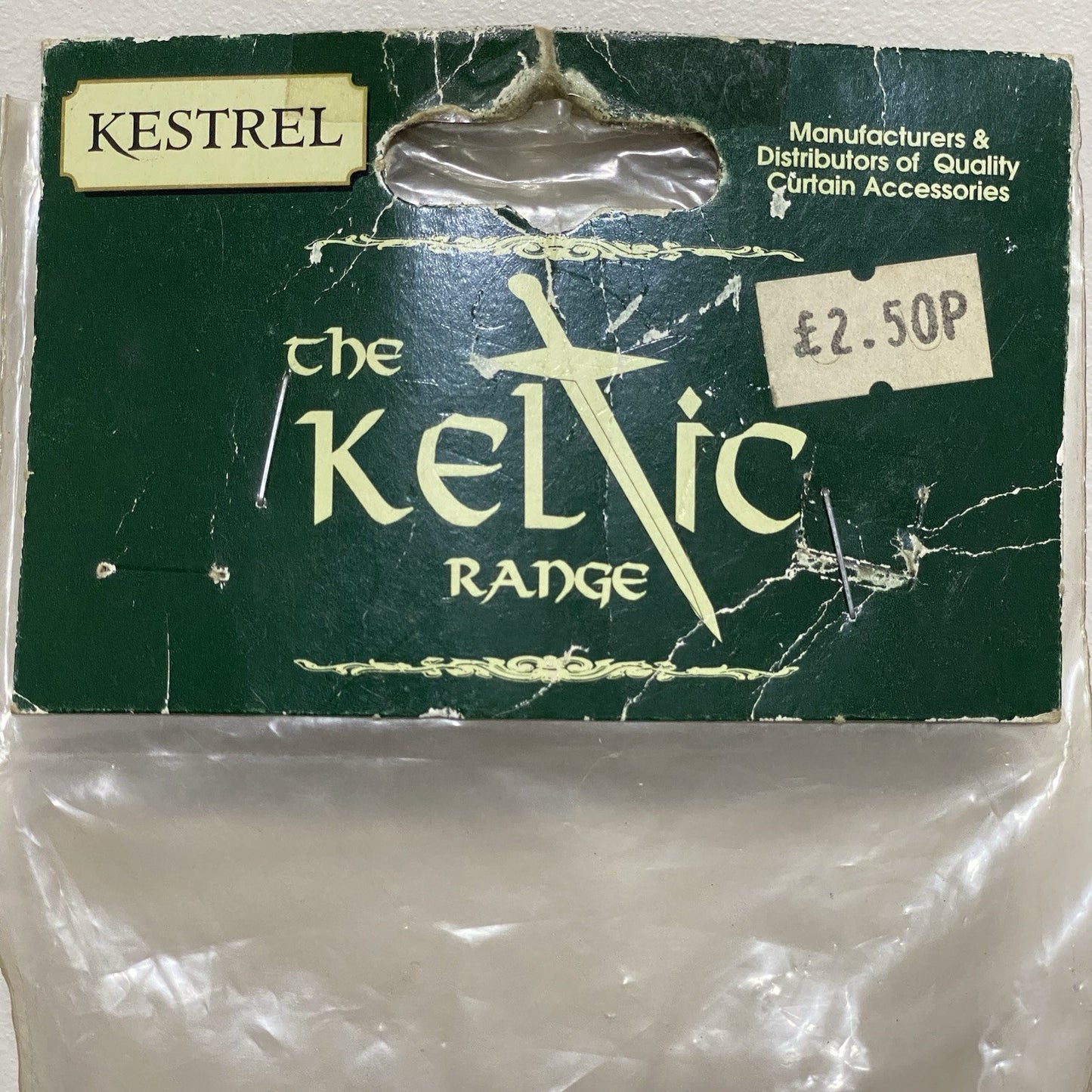Vintage Kestrel Keltic Range Curtain Pole 16mm To 19mm Adapter Kit Black Rare