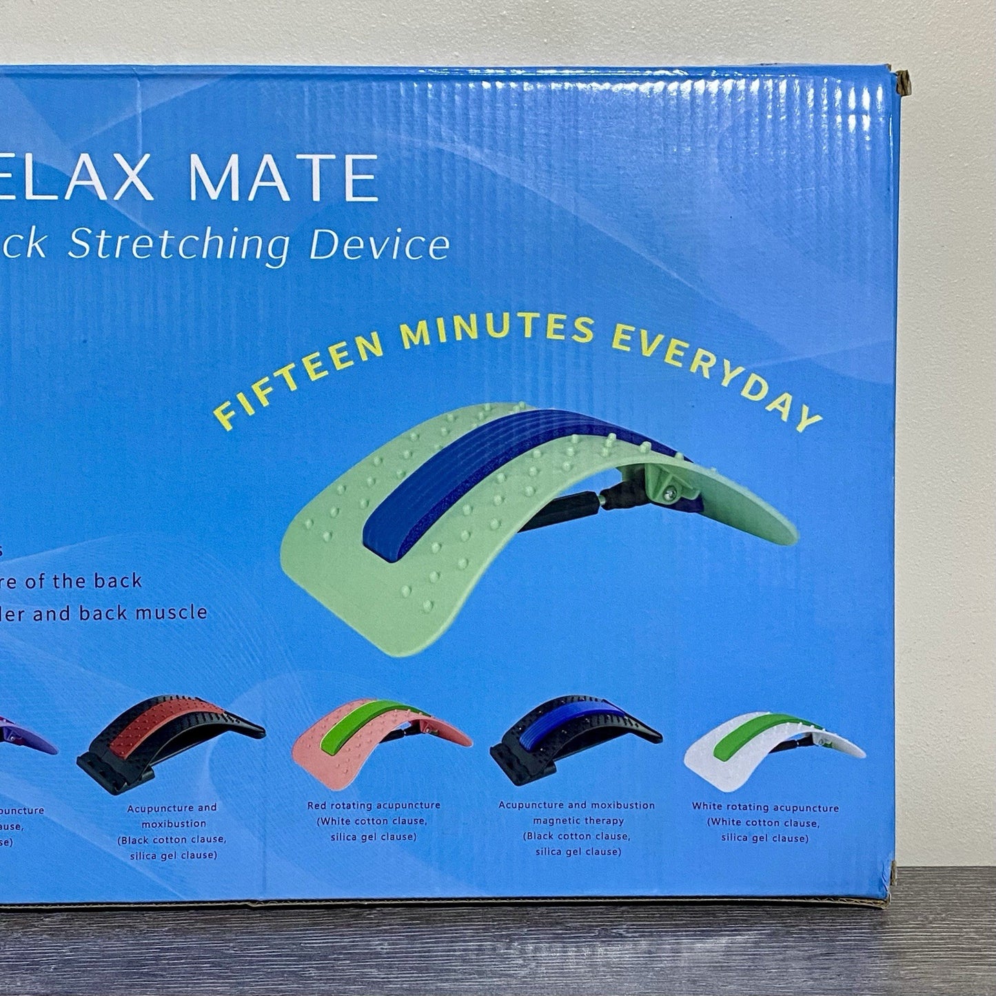 Multi Level Lower Back Stretching Waist Relax Mate Black Fitness Stretch Tool