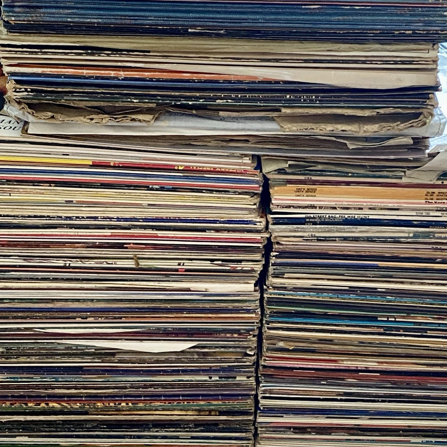 Vintage 12” LP Vinyls 50x Job Lot Bundle Mixed Genres Randomly Selected Bulk