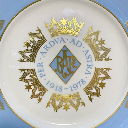 Royal Air Force RAF 60th Anniversary 1918-1978 Aynsley Commemorative Plate