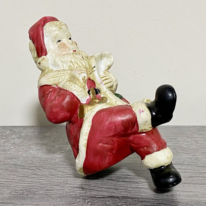 Vintage Santa Claus Christmas Tree Topper Xmas Seasonal Collectible Rare