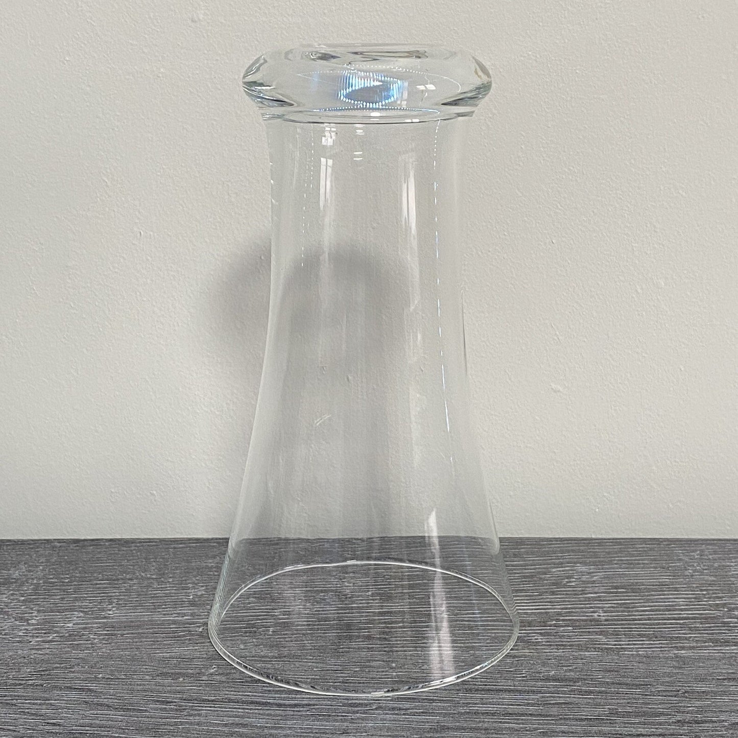 Single Beer Juice 6.5” Drinking Glass Flared V Shape Unmarked