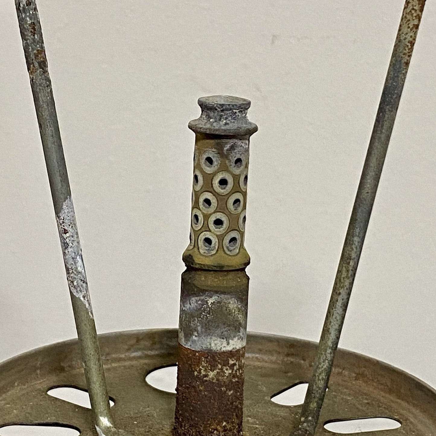 Vintage Parasene Gas Lamp Camping Travel Lantern Flame Burner Mantle With Valve