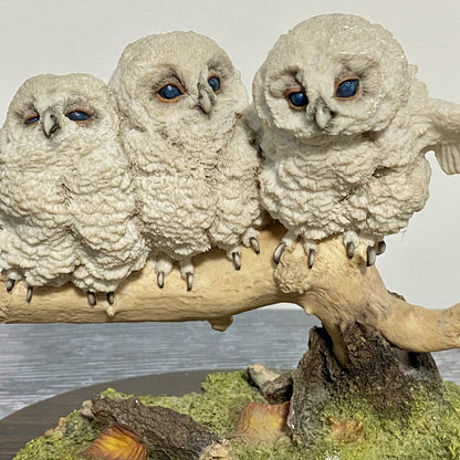 Country Artists Baby Owlets Owls CA 536 Stratford Upon Avon Handmade Ornament