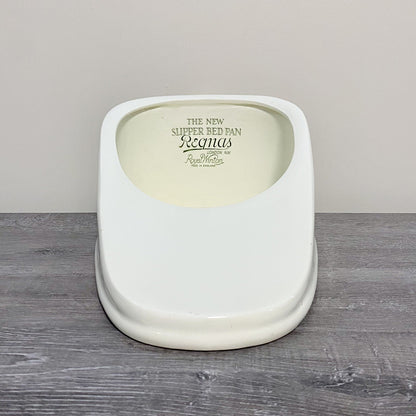 Royal Winton Vintage Bed Pan Original Design The New Slipper Bed Pan White Rare