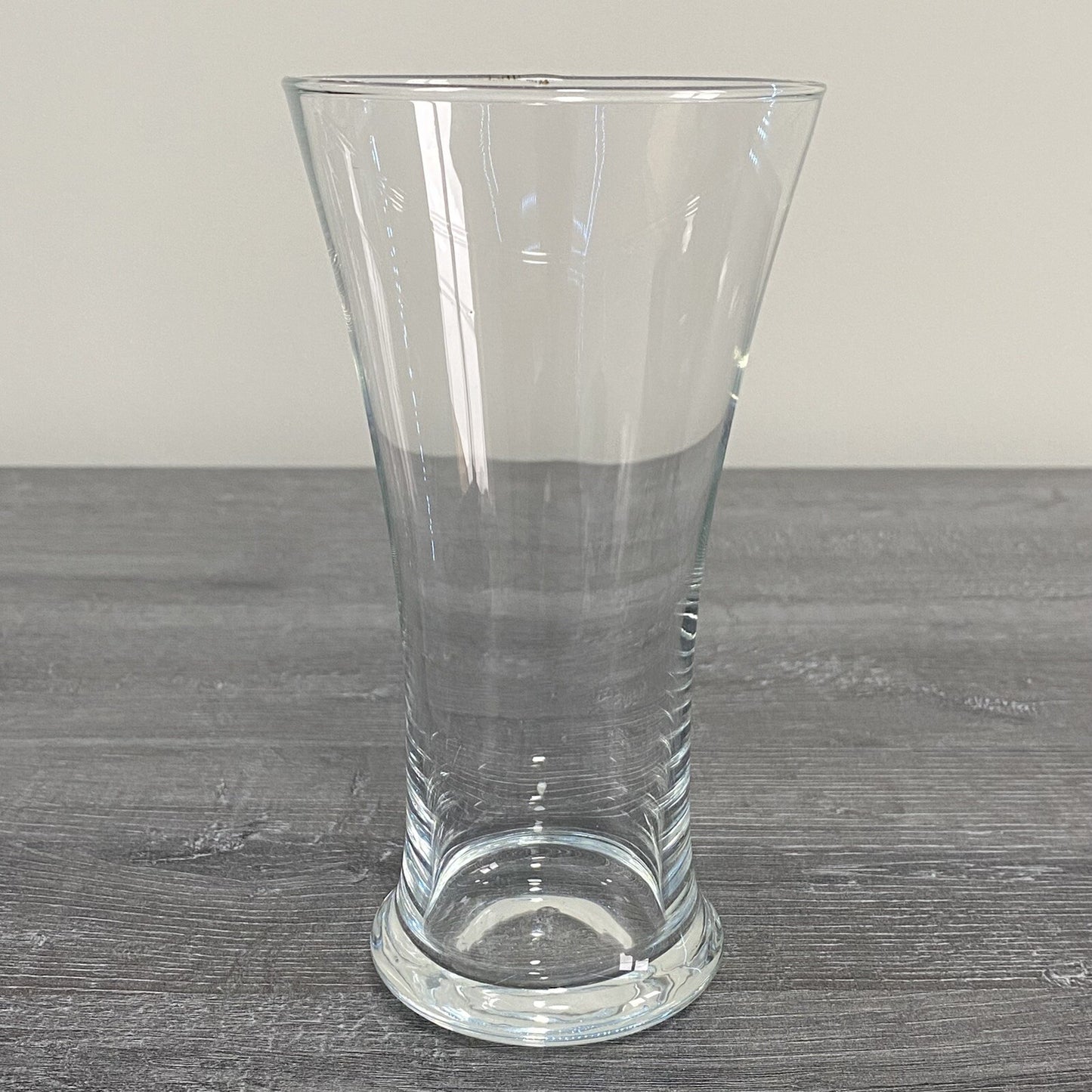 Single Beer Juice 6.5” Drinking Glass Flared V Shape Unmarked