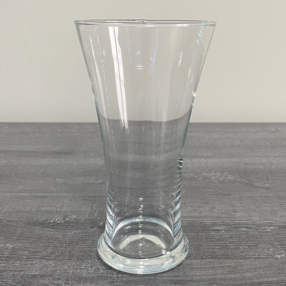 Single Beer Juice 6.5” Drinking Glass Flared V Shape Unmarked