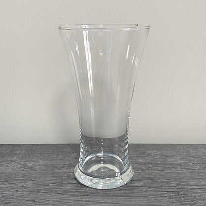 Single Beer Juice 6.5” Drinking Glass Flared V Shape Unmarked