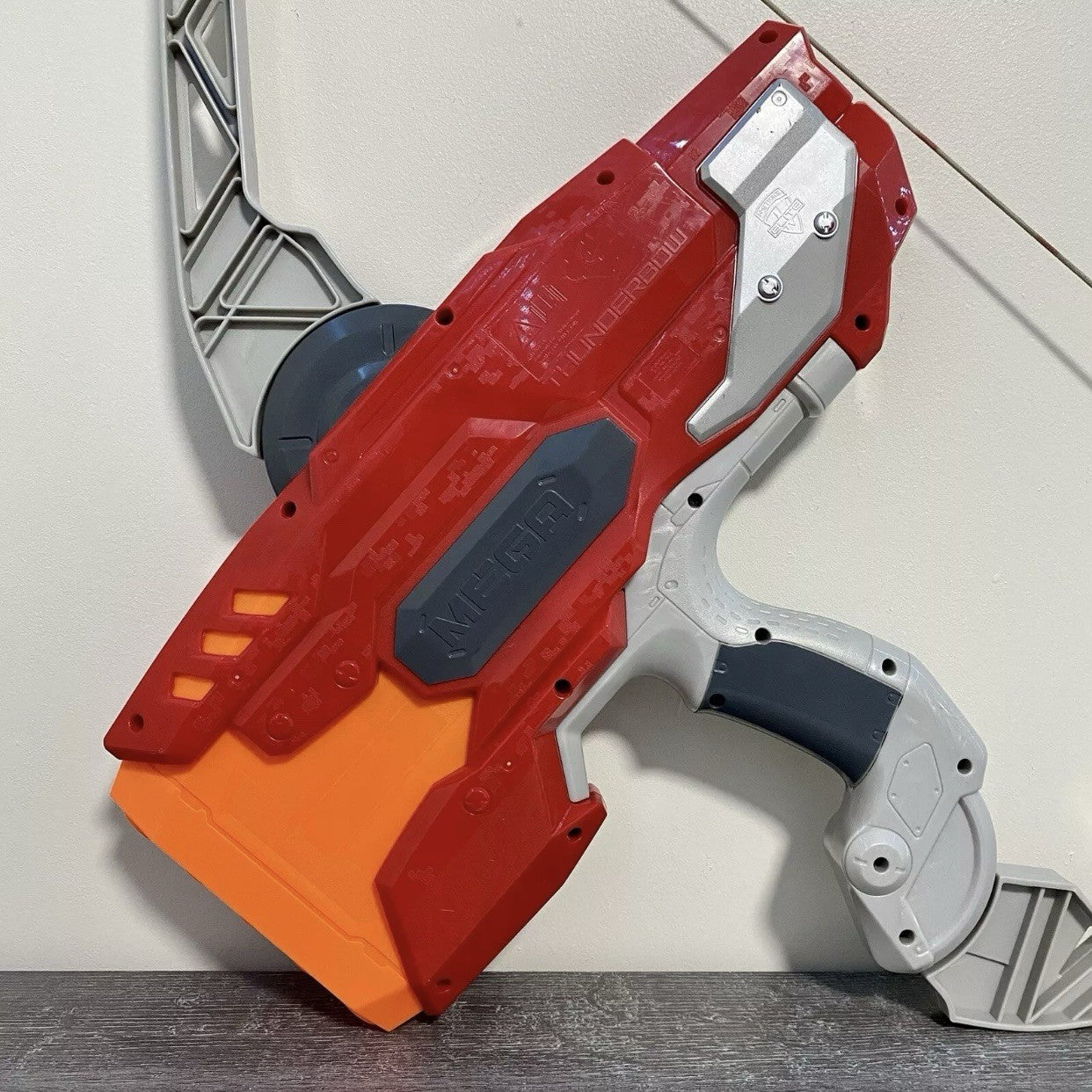 Nerf Mega ThunderBow Sling Fire Thunder Bow Blaster Archery Rare No Darts