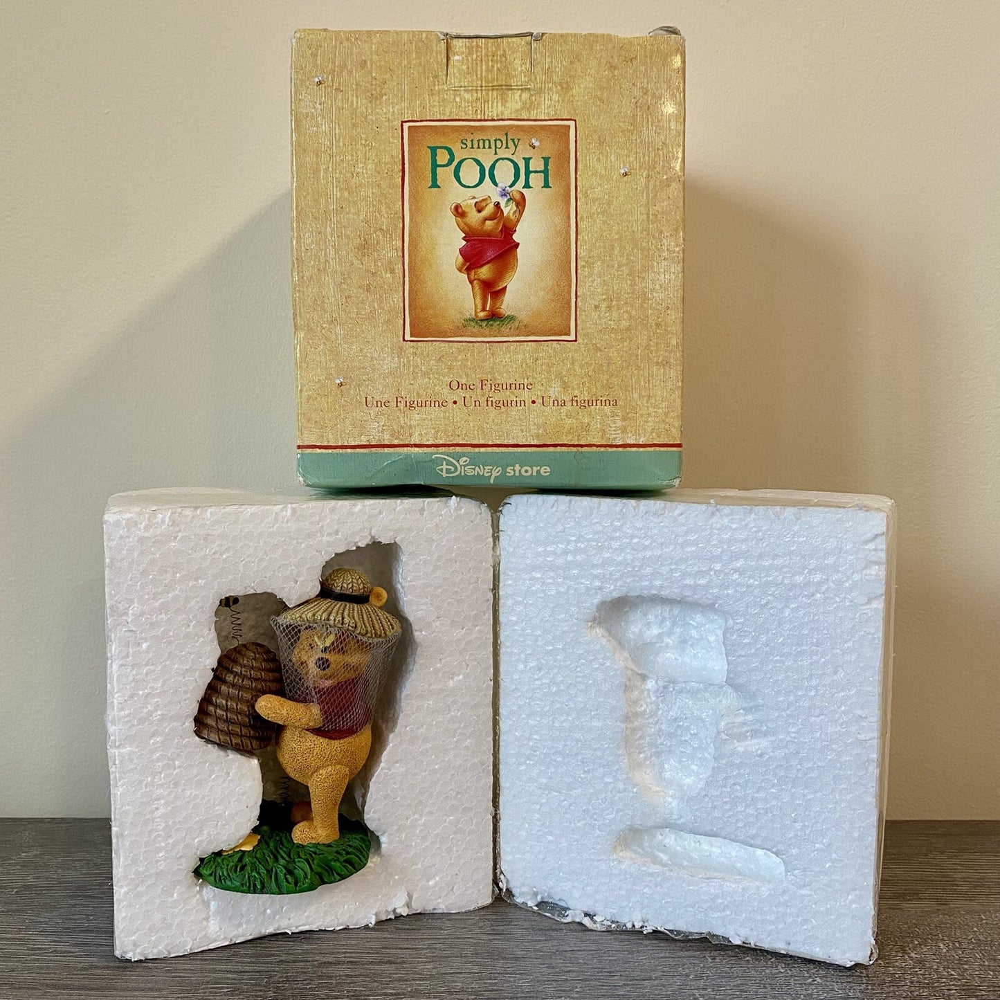 Simply Pooh Figurine Hive Fig Isn’t It Funny How A Bear Likes Hunny Disney Rare