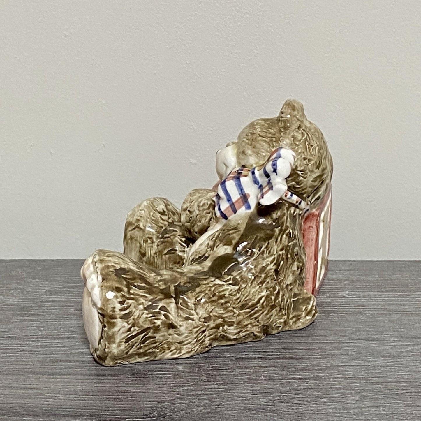 Unique Teddy Bear Themed Money Box Piggy Bank Coin Storage Art Decorative Rare