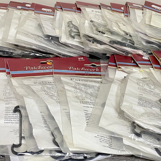 Vintage Patchwork Cutters XL Letters Numbers Cutter For Cake Fondant Icing Decor