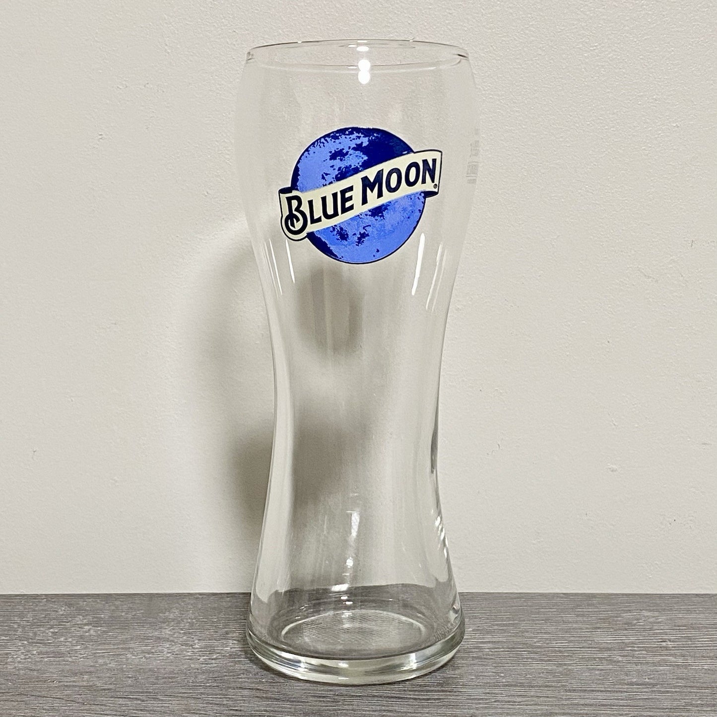 1x Single Blue Moon White Citrus Beer Glass Ale Lager One Pint 20oz Pub Barware