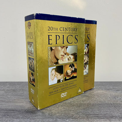 20th Century Epics Gone With the Wind Ben-Hur Doctor Zhivago DVD 2001 Box Set