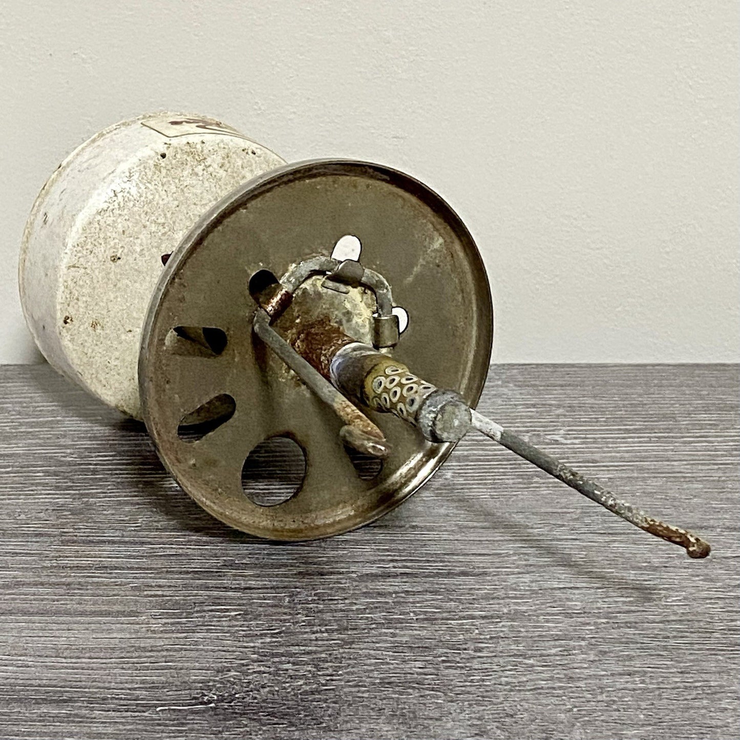 Vintage Parasene Gas Lamp Camping Travel Lantern Flame Burner Mantle With Valve