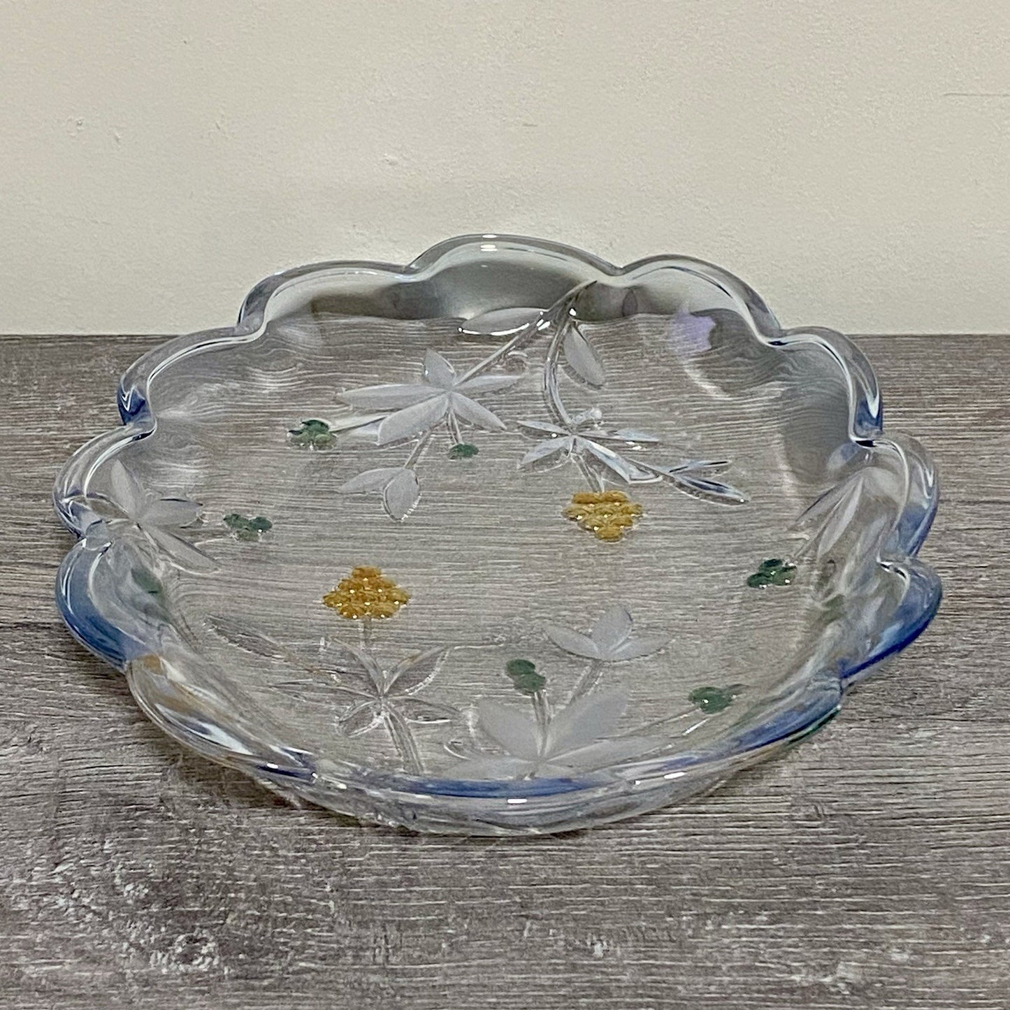 Vintage Mikasa Garden Terrace Oval Platter Serving Plate Floral Art Deco Rare