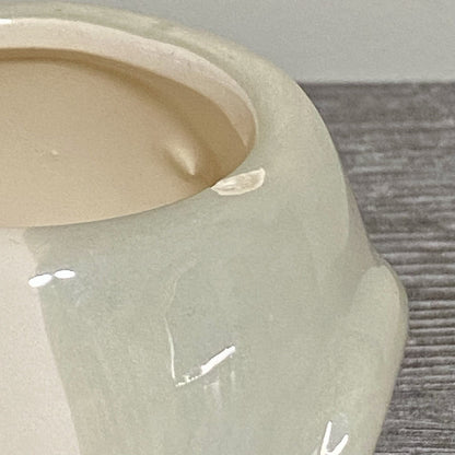 Small Round Ceramic Pot Dish With Hearts Heart Plant Pot Planter Bud Vase Holder