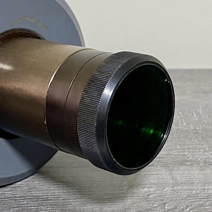 Vintage Large Heavy Duty Round Projector Lens & Cap 3d/V50 Sold As Seen Rare