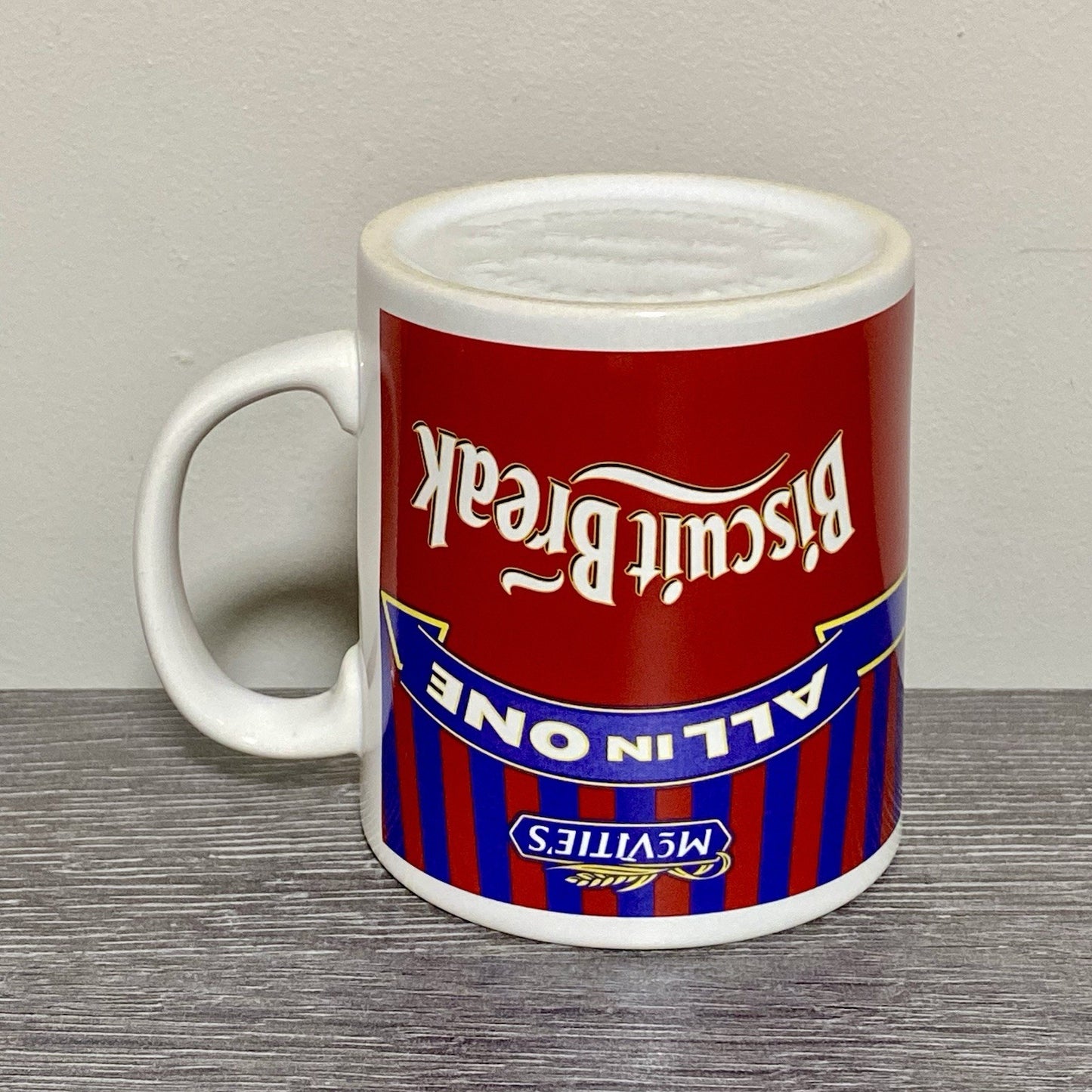 Vintage Mcvities All In One Biscuit Break Coffee Mug Tea Cup Made In England New