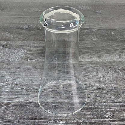 Single Beer Juice 6.5” Drinking Glass Flared V Shape Unmarked
