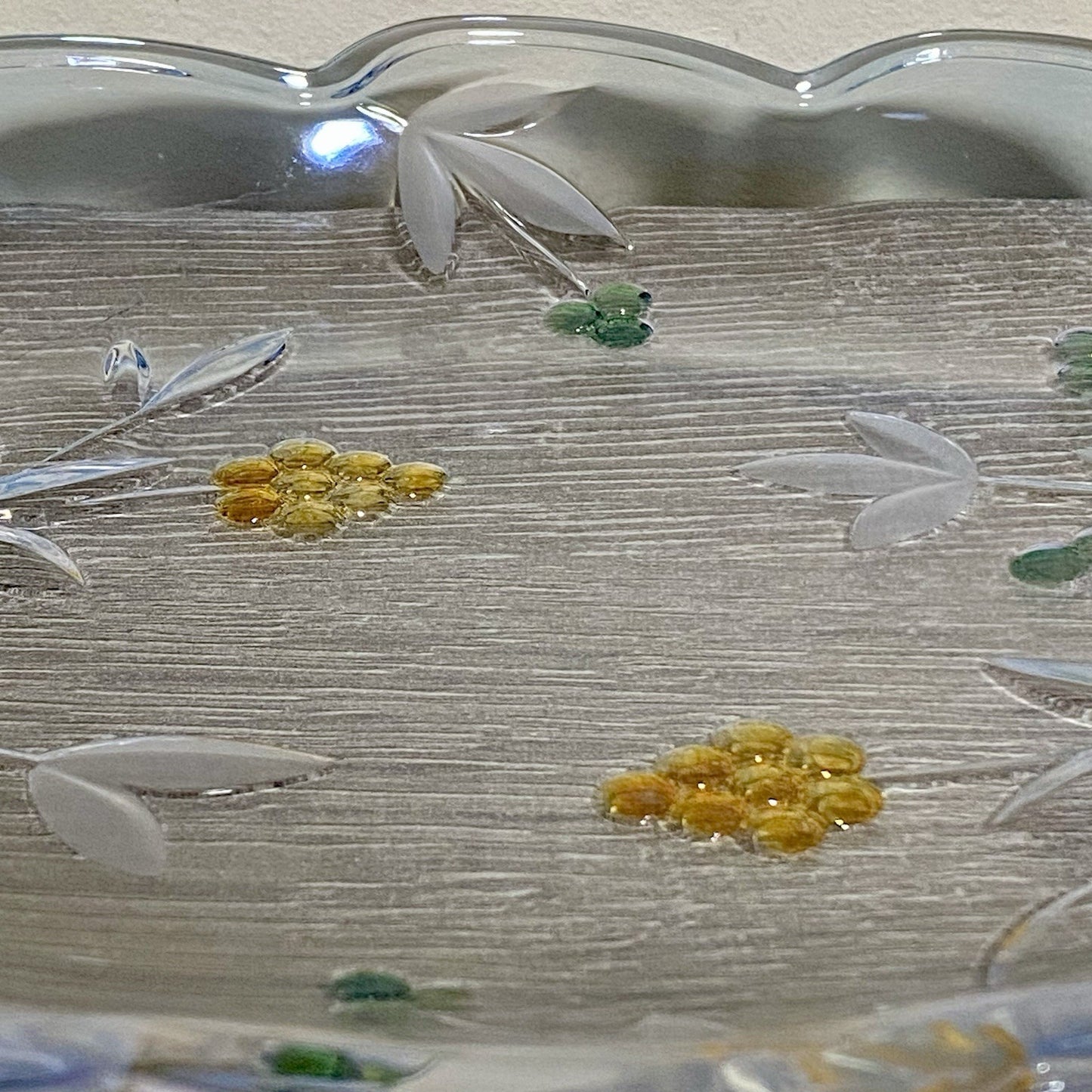 Vintage Mikasa Garden Terrace Oval Platter Serving Plate Floral Art Deco Rare