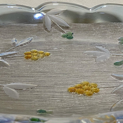 Vintage Mikasa Garden Terrace Oval Platter Serving Plate Floral Art Deco Rare