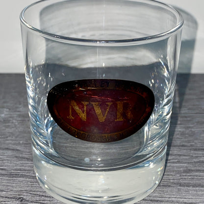 Nene Valley Railway NVR Drinking Juice Water Whisky Rocks Glass Train Theme Rare