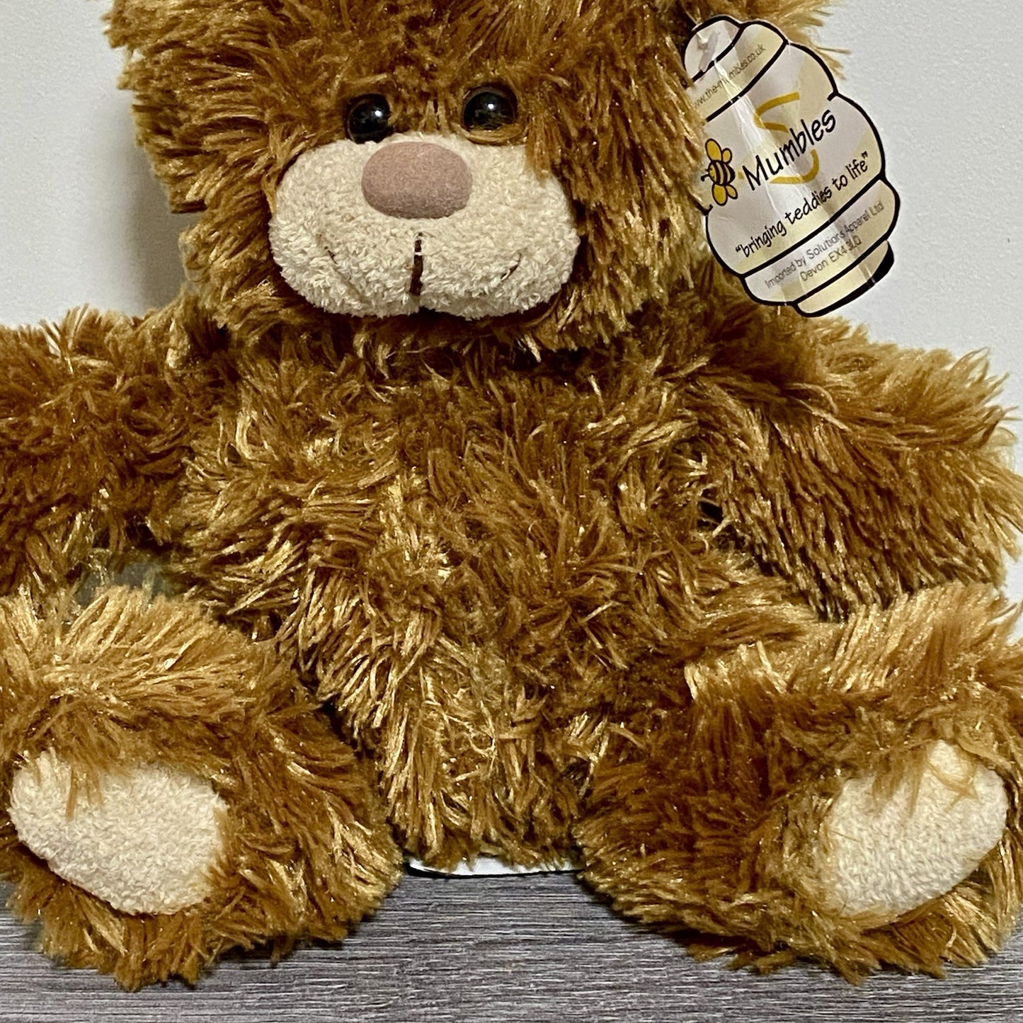 Vintage The Mumbles Monty Soft Teddy Bear Collectible Plush MM02 With Tags Rare
