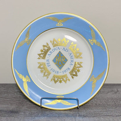 Royal Air Force RAF 60th Anniversary 1918-1978 Aynsley Commemorative Plate