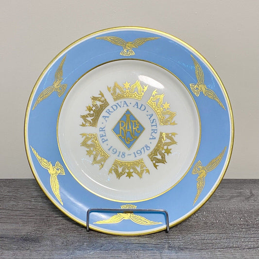 Royal Air Force RAF 60th Anniversary 1918-1978 Aynsley Commemorative Plate