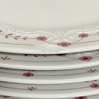 Scherzer Bavaria Art Deco Floral Small Plates Flower Side Plate Set Of 8 Germany