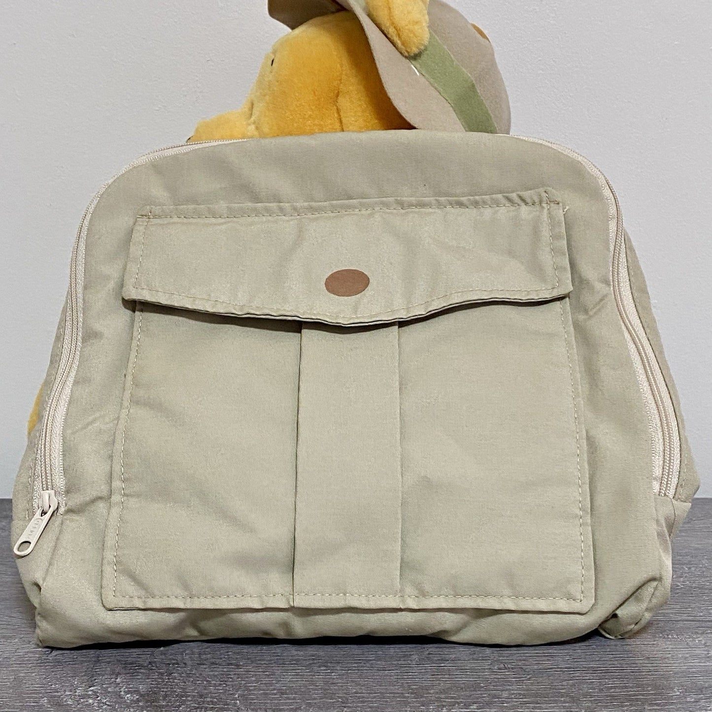 Official Disney World Winnie The Pooh Safari Plush With Rucksack Soft Toy Rare