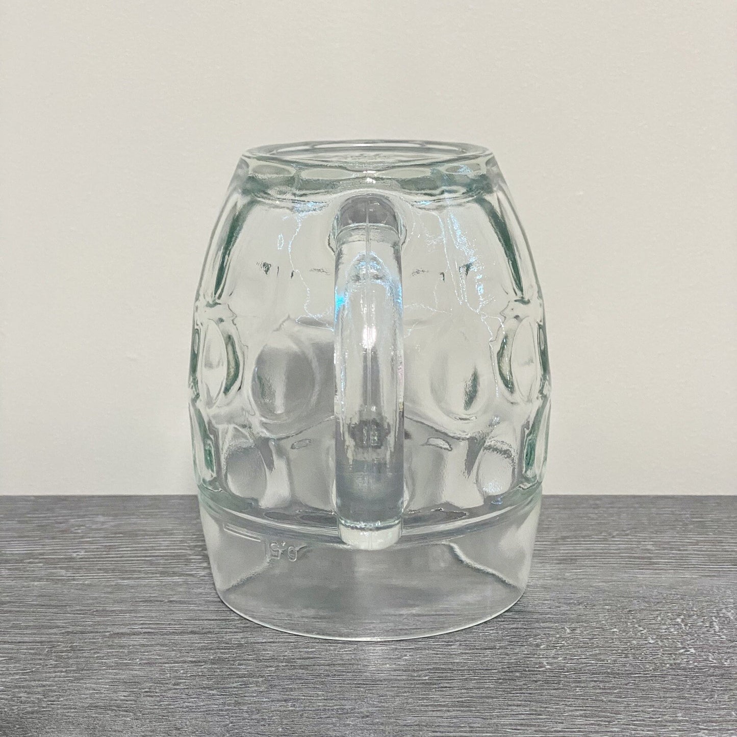 Traditional Dimple Pint Heavy Lager Beer Pub Mug Glass & Handle SB Austria Rare