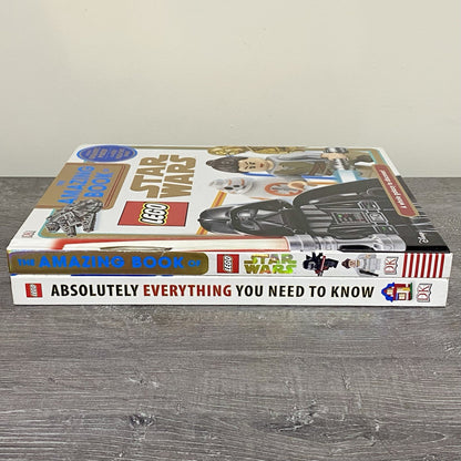 Lego Absolutely Everything You Need to Know & Star Wars DK Hardback Book Bundle