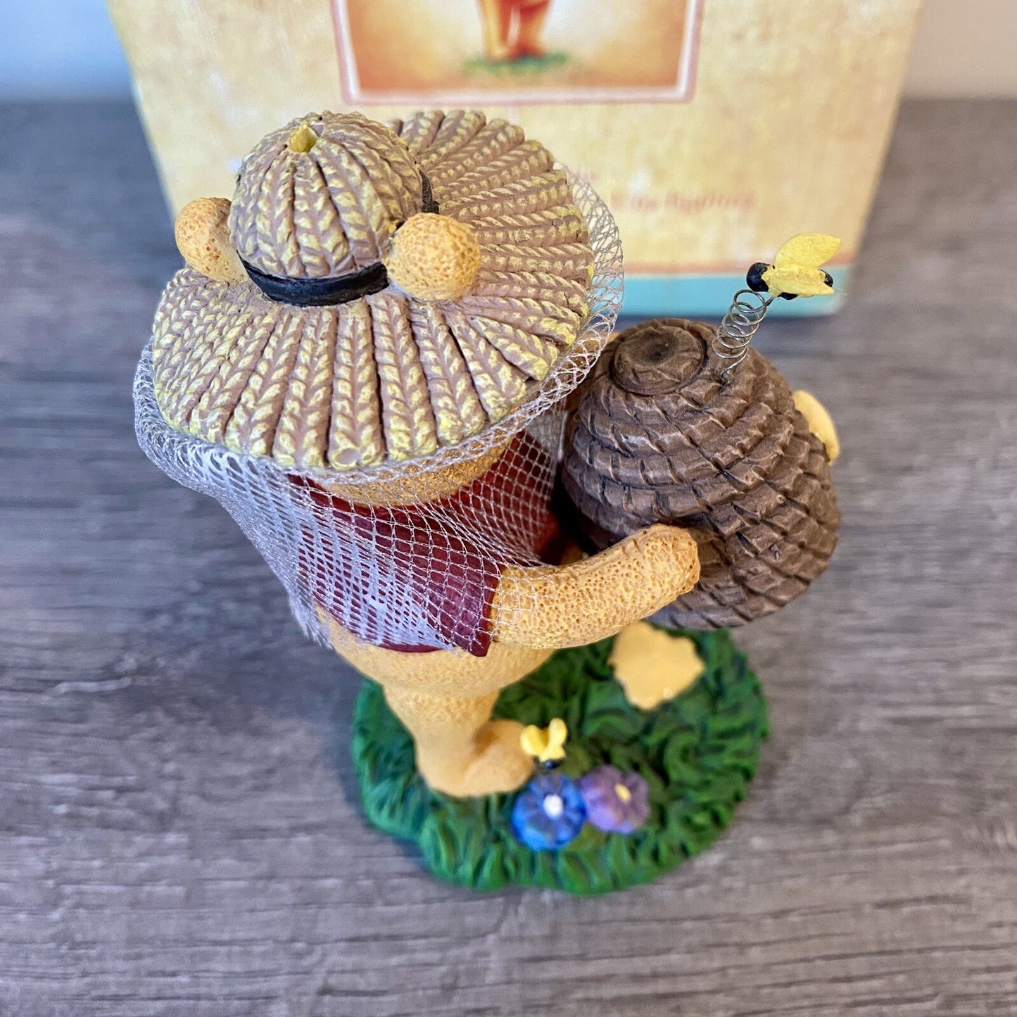 Simply Pooh Figurine Hive Fig Isn’t It Funny How A Bear Likes Hunny Disney Rare