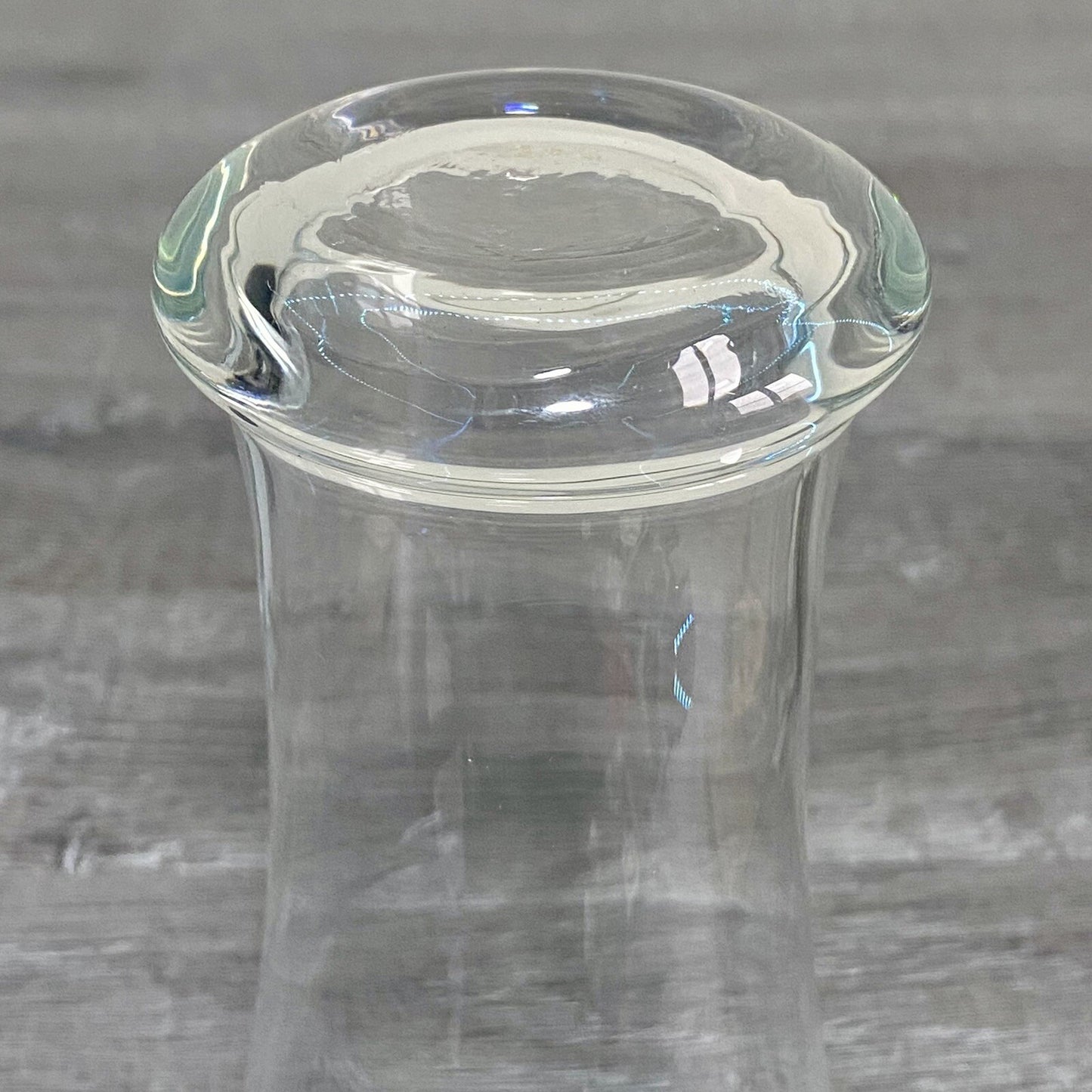 Single Beer Juice 6.5” Drinking Glass Flared V Shape Unmarked