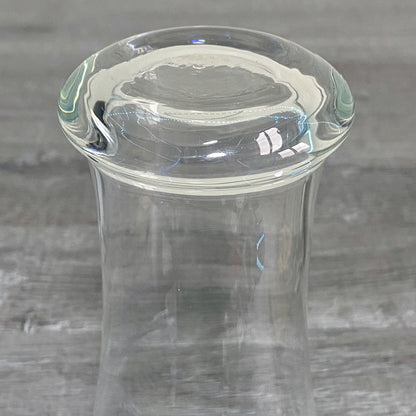 Single Beer Juice 6.5” Drinking Glass Flared V Shape Unmarked