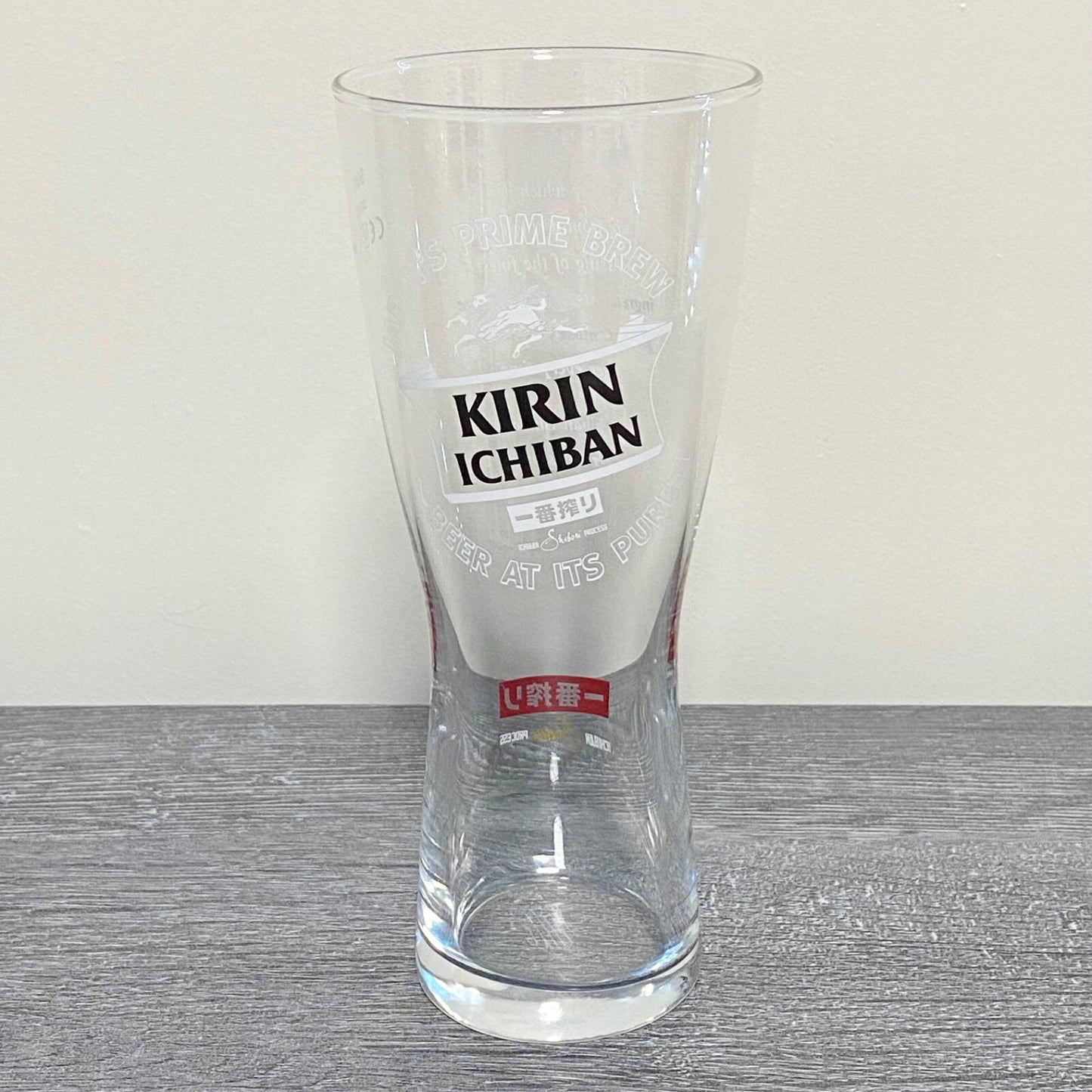 Kirin Ichiban Tokyo Beer Pint Glass Bar Pub Glasses Brand New - Choose Your Qty