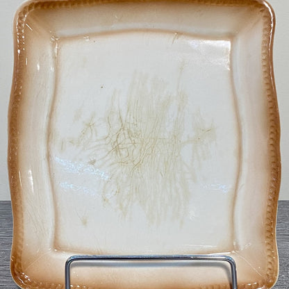Vintage Villeroy & Boch Rectangular Butter Cheese Dish With Lid Art Deco Rare