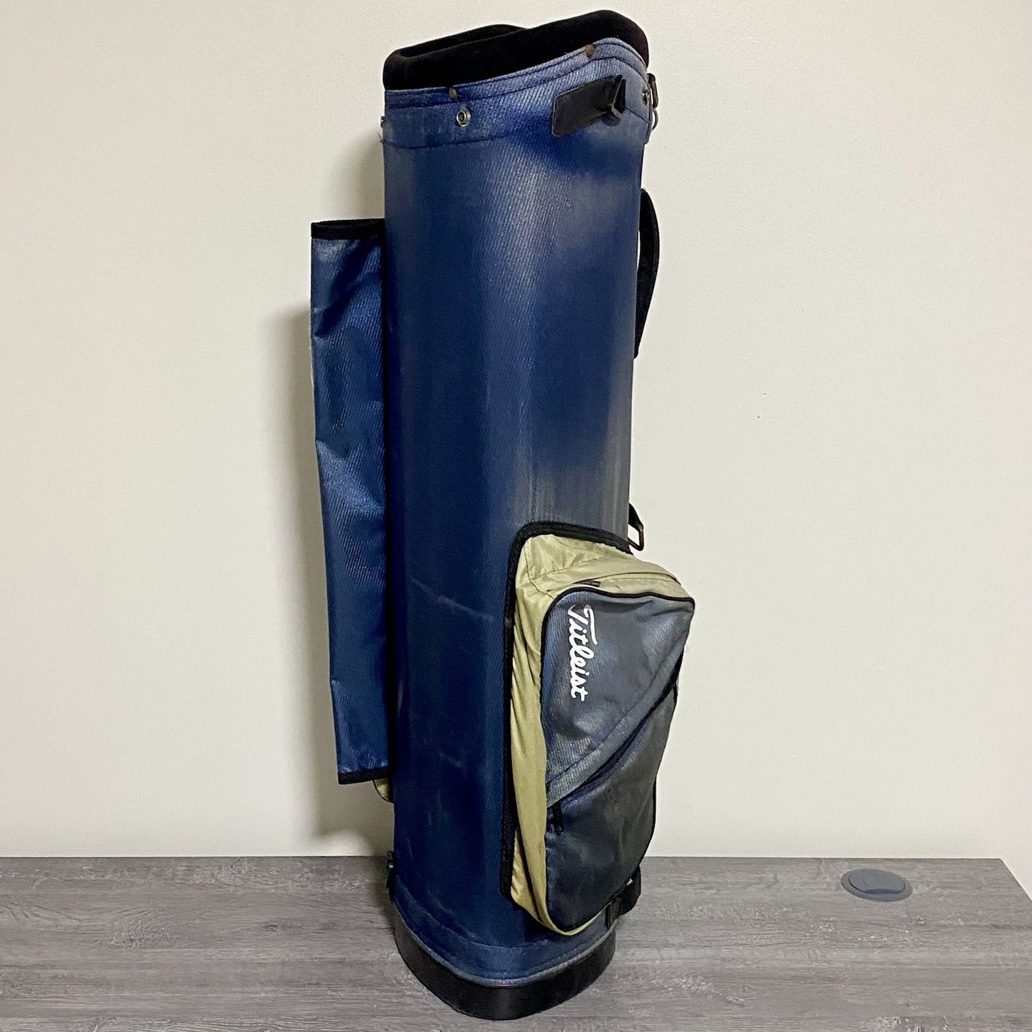 Titleist 5 Way Golf Bag & Navy Blue With Multi 5 Zipped Storage Pockets